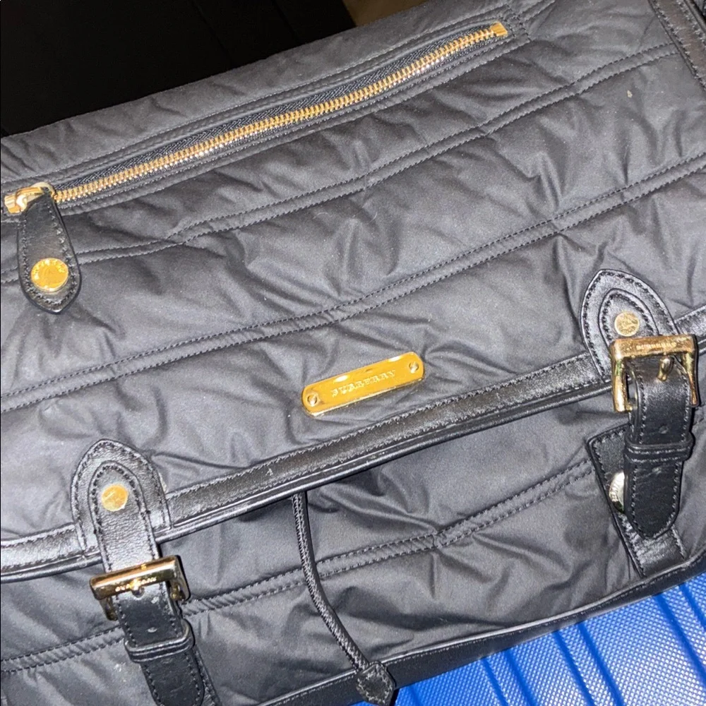 Burberry Quilted Nylon Diaper bag